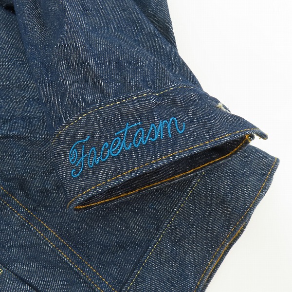 実際に弊社で買取させて頂いたFACETASM×LEVIS/ファセッタズム×リーバイス 20SS DENIM TRUCKER JACKET デニムトラッカージャケット YA-JK-U05/Lの画像 6枚目