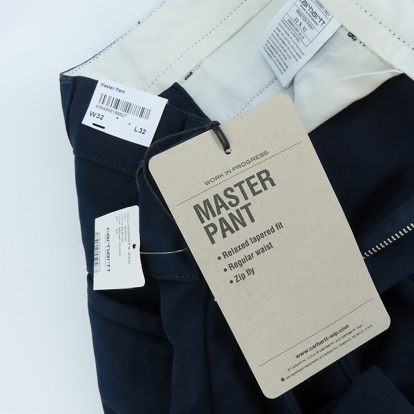 実際に弊社で買取させて頂いた【未使用】CARHARTT/カーハート WIP MASTER PANT/マスターパンツ/32の画像 7枚目