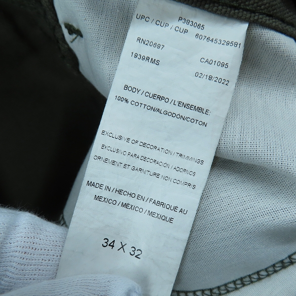 実際に弊社で買取させて頂いたDickies/ディッキーズ ワークパンツ/34×32の画像 2枚目