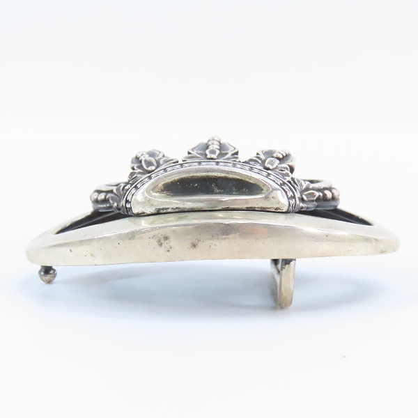 実際に弊社で買取させて頂いたJustin davis/ジャスティンデイビス シルバー/925 クラウンバックルの画像 2枚目