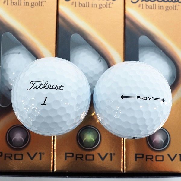 実際に弊社で買取させて頂いた 【未使用】Titleist/タイトリスト PRO V1 ゴルフボール ホワイト 1ダースの画像 1枚目