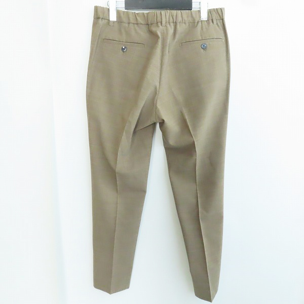 実際に弊社で買取させて頂いたTOMORROWLAND/トゥモローランド ストレッチトロピカルイージースラックス ブラウン 63-04-02-04203/Sの画像 1枚目