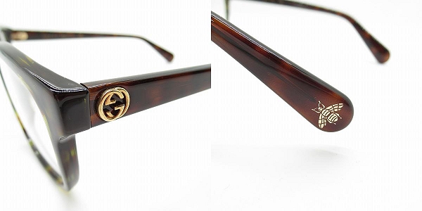 実際に弊社で買取させて頂いたGUCCI/グッチ メガネフレーム アイウェア GG0374OAの画像 5枚目