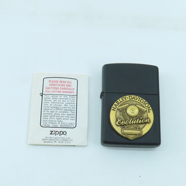 実際に弊社で買取させて頂いたZIPPO/ジッポー HARLEY-DAVIDSON/ハーレーダビッドソン EVOLUTION/エヴォリューション Vツインエンジン メタルの画像 6枚目