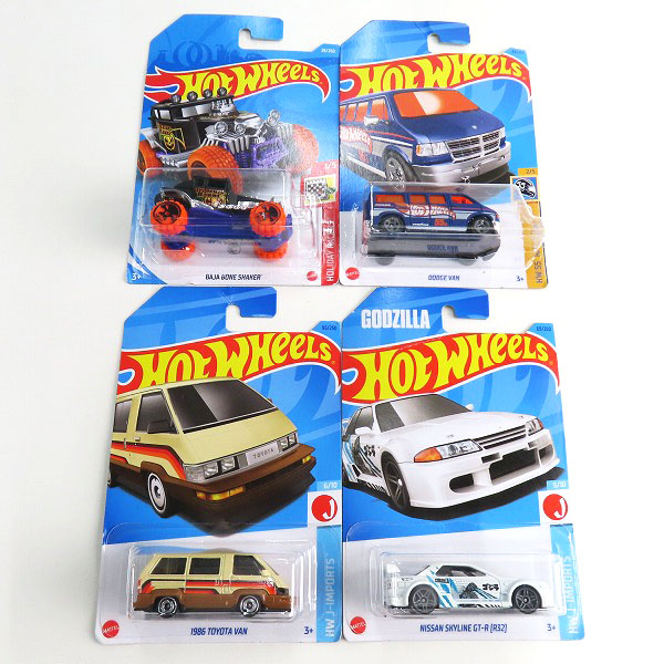 実際に弊社で買取させて頂いた【おまとめ/未開封】Hot Wheels/ホットウィール 73 HONDA CIVIC CUSTOM/CHEVROLET C10/SKYLINE GT-R R32/BAJA BONE SHAKER 他の画像 1枚目