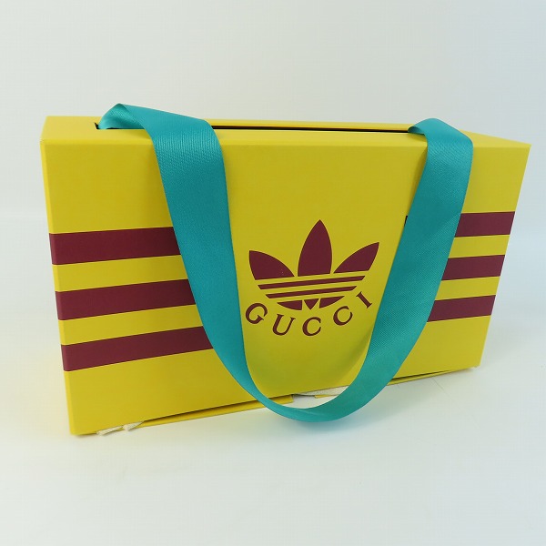 実際に弊社で買取させて頂いたadidas × Gucci/アディダス グッチ Gazelle Red/ガゼル レッド スニーカー HQ8853/26の画像 9枚目