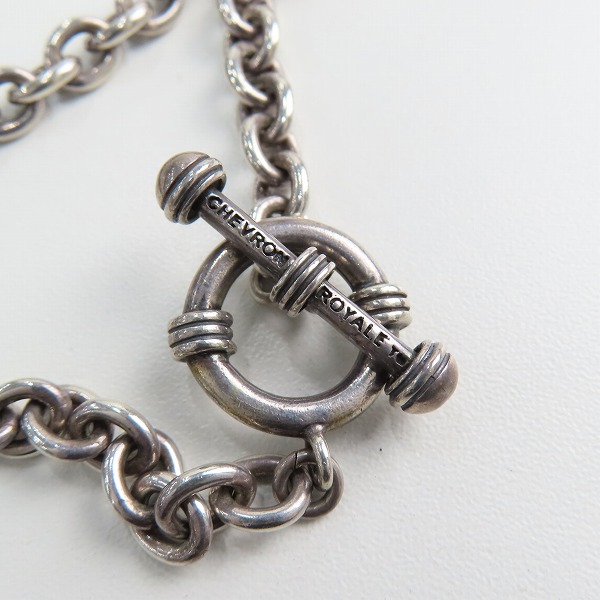 実際に弊社で買取させて頂いたROYAL ORDER/ロイヤルオーダー CHEVRON ROYALE/シェブロン ロイヤル ストーンモチーフ Tバー ネックレスの画像 5枚目