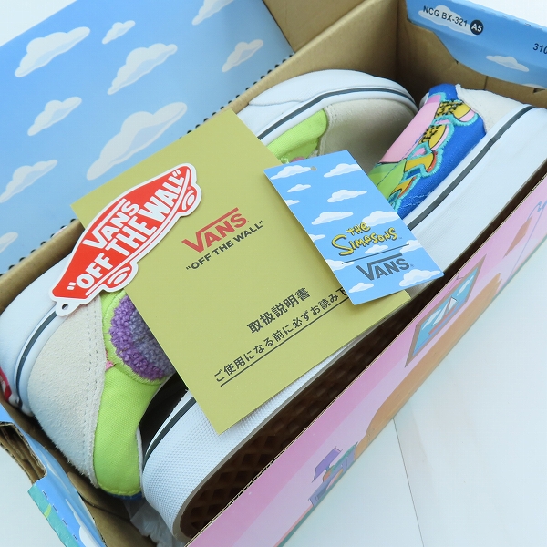 実際に弊社で買取させて頂いたVANS×SIMPSONS/バンズ×シンプソンズ OLD SKOOL/オールドスクール VN0A4B521M/27.0の画像 8枚目