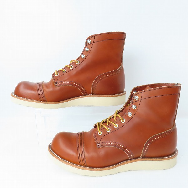 実際に弊社で買取させて頂いたRED WING/レッドウィング IRON RANGER TRACTION TRED/アイアンレンジャー トラクショントレッド ワークブーツ 8089 8.5Dの画像 3枚目