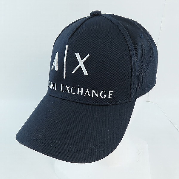 実際に弊社で買取させて頂いたARMANI EXCHANGE/アルマーニエクスチェンジ AX ロゴ キャップ UNI