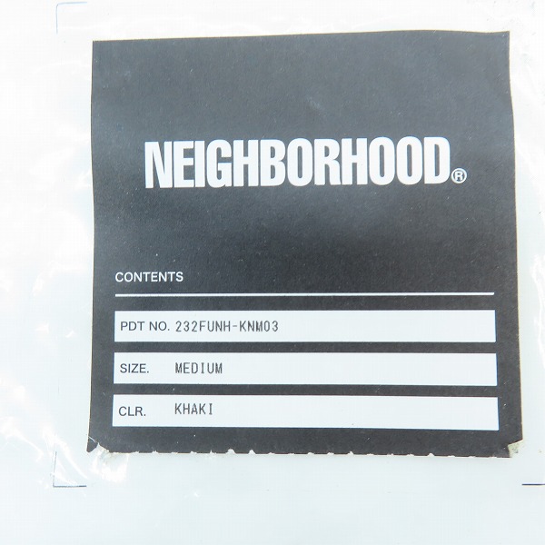 実際に弊社で買取させて頂いたNEIGHBORHOOD/ネイバーフッド ARGYLE PATTERN MOHAIR SWEATER/アーガイルパターンモヘアセーター 232FUNH-KNM03/Mの画像 7枚目