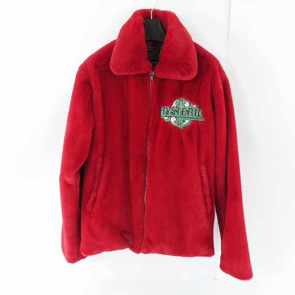 実際に弊社で買取させて頂いたHYSTERIC GLAMOUR/ヒステリックグラマー HYS DOLLAR刺繍 ファージャケット 02183AB01/S