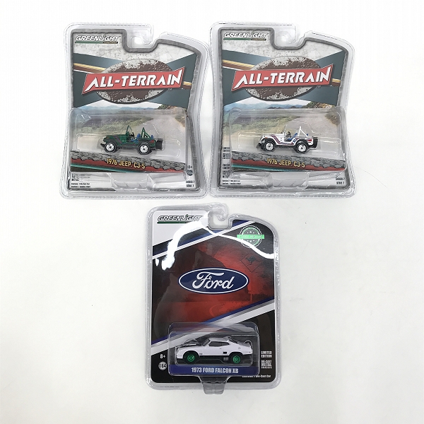 実際に弊社で買取させて頂いた【おまとめ/未開封】Green Light/グリーンライト TOKYO TORQUE/ALL-TRRRAIN 1976 JEEP CJ-5/BRE DATSUN 510/SKYLINE GT-R 他の画像 1枚目