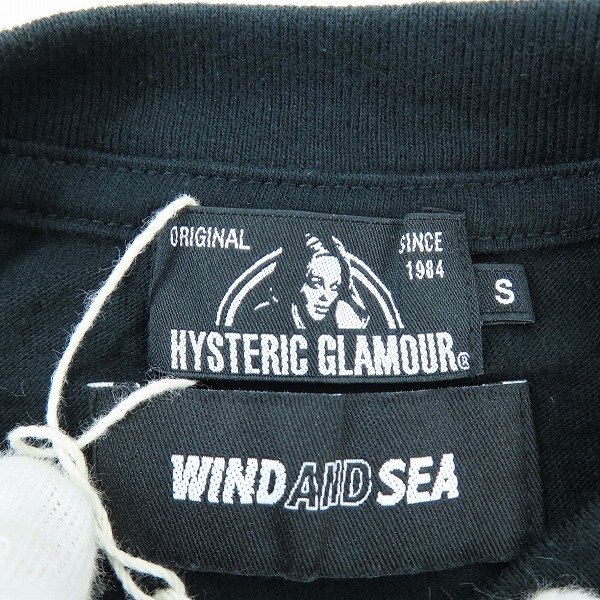 実際に弊社で買取させて頂いた【未使用】WIND AND SEA×HYSTERIC GLAMOUR/ウィンダンシー×ヒステリックグラマー 20AW ヒスガール ロンT 02203CL14/Sの画像 3枚目