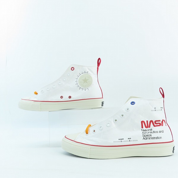 実際に弊社で買取させて頂いた【未使用】CONVERSE/コンバース ALL STAR 100 SPACESUITS HI NASA スニーカー 1CL817/27.5の画像 3枚目