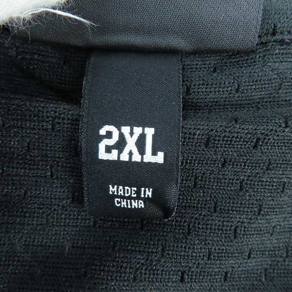 実際に弊社で買取させて頂いたmastermind JAPAN×Mitchell & Ness/マスターマインド バックスカル メッシュ ゲームシャツ MSP0DL19009-CLB/2XLの画像 3枚目