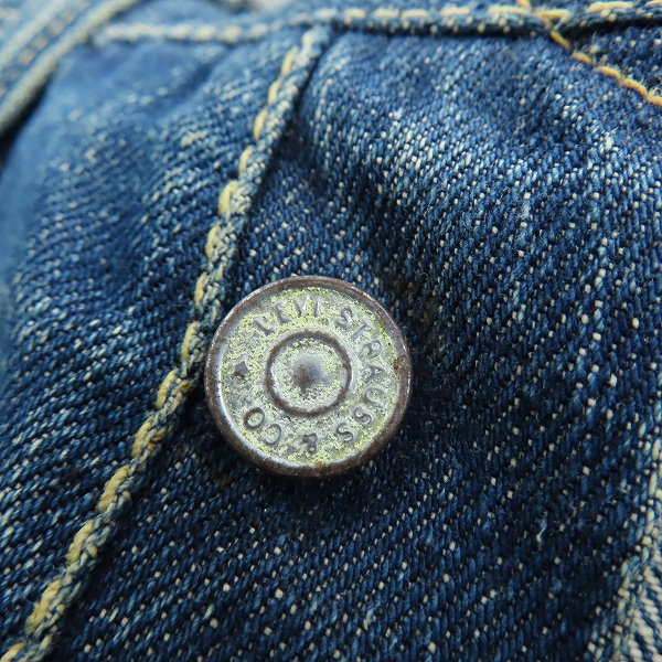 実際に弊社で買取させて頂いたLEVI'S/リーバイス 片面タブ/BIG E/隠しリベット/紙パッチ ヴィンテージ デニムパンツの画像 8枚目