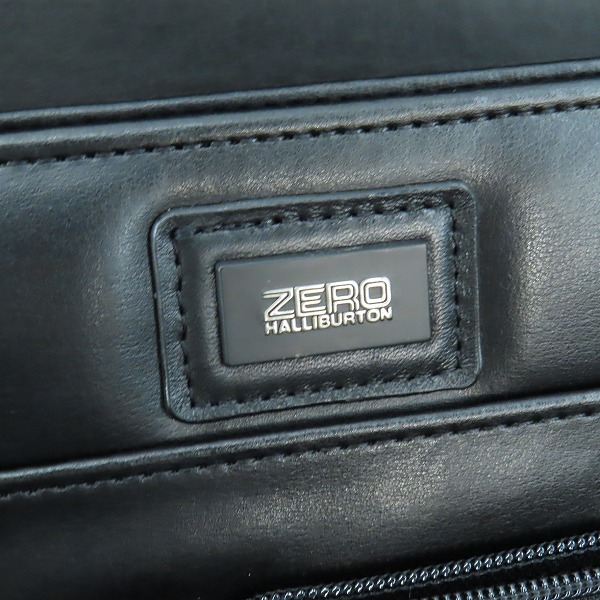 実際に弊社で買取させて頂いたZERO HALLIBURTON/ゼロハリバートン ダイヤルロック式 ポリカーボネイト アタッシュケース レザー ブラックの画像 4枚目