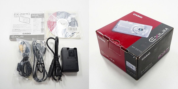実際に弊社で買取させて頂いたCASIO/カシオ EXILIM EX-Z270 エクシリム コンパクトデジタルカメラ 動作未確認の画像 9枚目