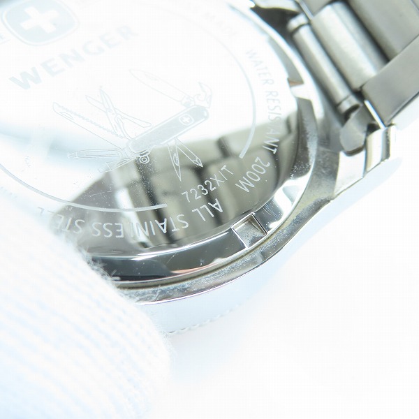 実際に弊社で買取させて頂いたWENGER/ウェンガー 腕時計 7232X/T【動作未確認】の画像 5枚目