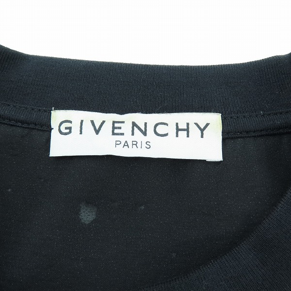 実際に弊社で買取させて頂いた【JPタグ】GIVENCHY/ジバンシィ デストロイ加工ロゴプリント半袖Tシャツ BM70RV3Y41/Sの画像 2枚目