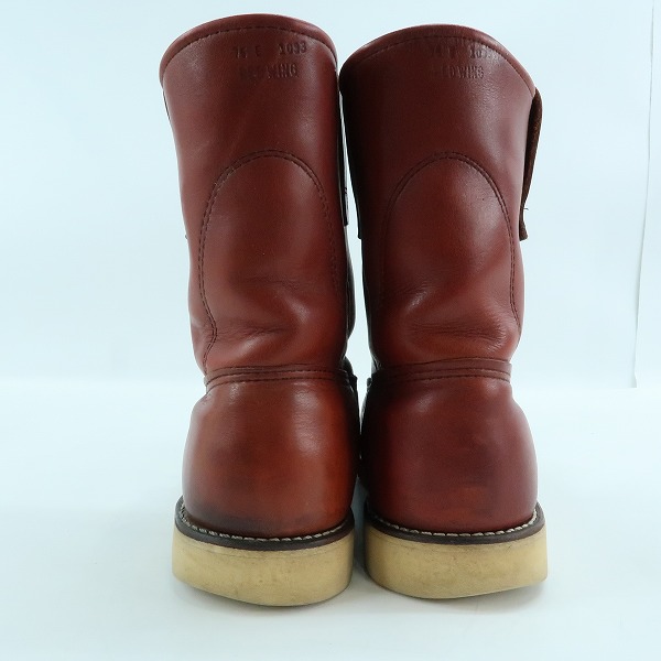 実際に弊社で買取させて頂いたRED WING/レッドウィング 90年代 ペコスブーツ 旧犬タグ 1033/75Eの画像 1枚目
