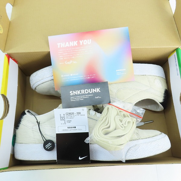 実際に弊社で買取させて頂いたNIKE×MEDICOM TOY/ナイキ×メディコムトイ BLAZER LOW BE@RBRICK/ベアブリック CZ4620-200/27の画像 8枚目