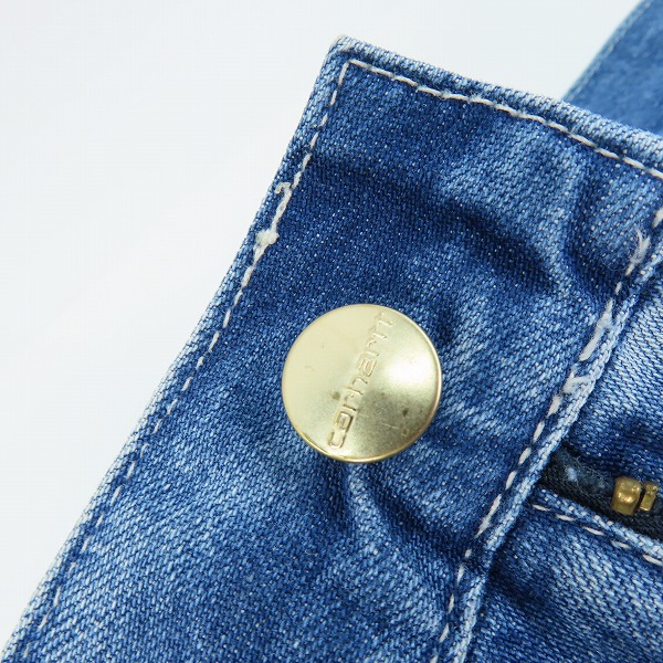 実際に弊社で買取させて頂いたCarhartt/カーハート SIMPLE PANT シンプルパンツ デニム/32×32の画像 6枚目