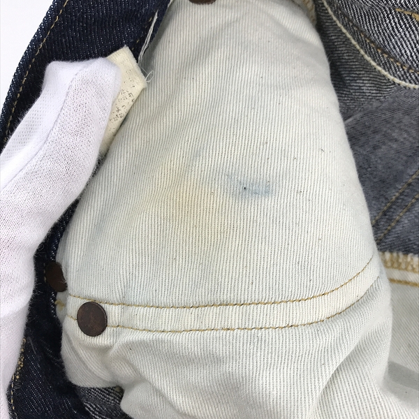 実際に弊社で買取させて頂いたLEE×THE REAL McCOY'S/リー×リアルマッコイズ センター赤タグ デニムパンツ Lot:101-B 97111-89 /34×34の画像 8枚目