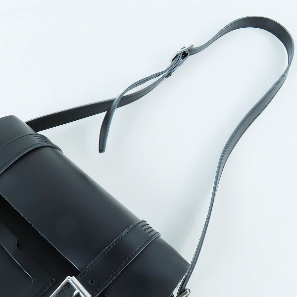 実際に弊社で買取させて頂いたDr.Martens/ドクターマーチン レザー ショルダーバッグ/ブラックの画像 2枚目
