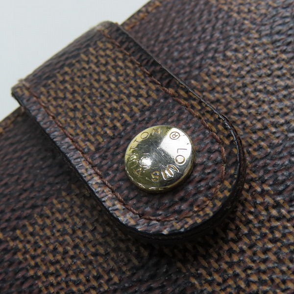 実際に弊社で買取させて頂いたLOUIS VUITTON/ルイ・ヴィトン ダミエ 二つ折り財布 N61674の画像 9枚目