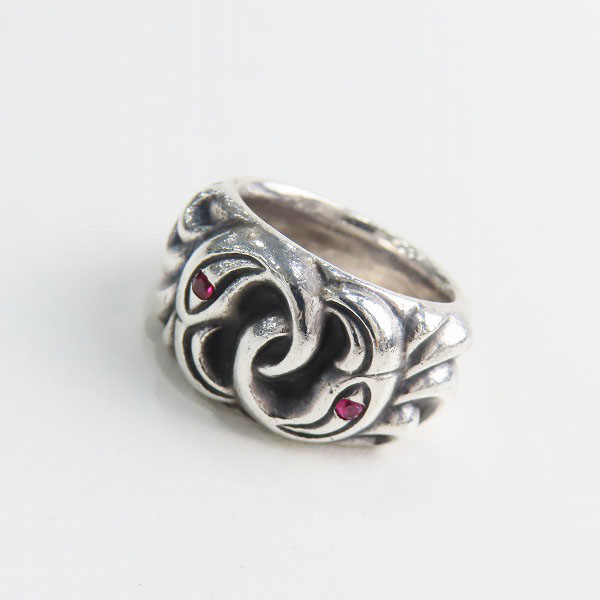 実際に弊社で買取させて頂いたLONE ONES/ロンワンズ Cosmic Union Ring/コスミックユニオンリング w/2ルビー 18号