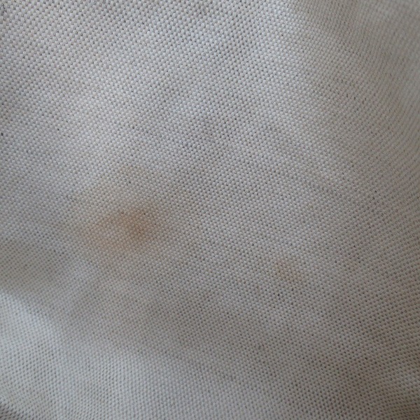 実際に弊社で買取させて頂いたGOYARD/ゴヤール サンルイPM PVC×レザー トートバッグ ホワイト ポーチ付の画像 6枚目