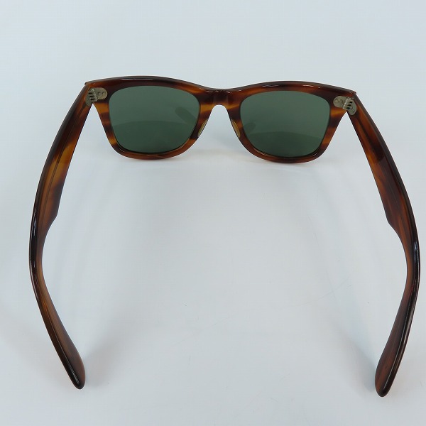 実際に弊社で買取させて頂いたRay-Ban/レイバン B&L/ボシュロム社製 WAYFARER ウェイファーラー サングラス ブラウンの画像 2枚目