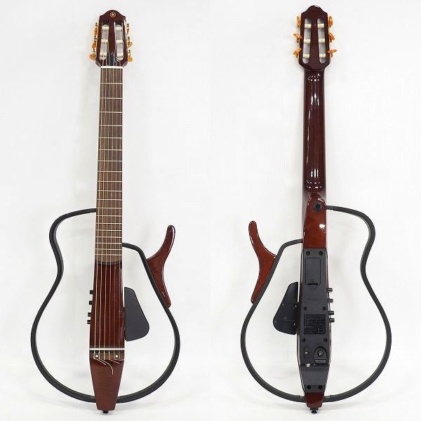 実際に弊社で買取させて頂いた★YAMAHA/ヤマハ  SLG-110N/SLG110N サイレントギター クラシックギター 専用ソフトケース付 の画像 1枚目