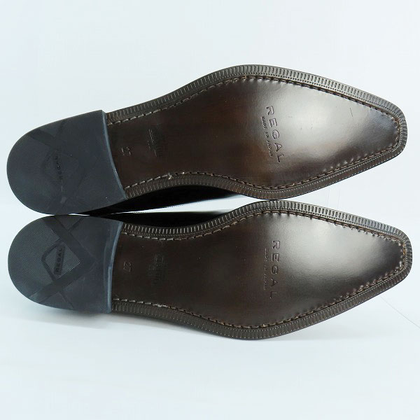 実際に弊社で買取させて頂いたREGAL/リーガル レザーシューズ 革靴 ストレートチップ 01JR CJ 27の画像 2枚目