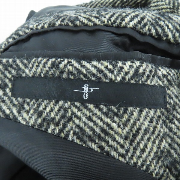 実際に弊社で買取させて頂いたNO.ID/ノーアイディー 3B チェスターコート 総柄の画像 2枚目