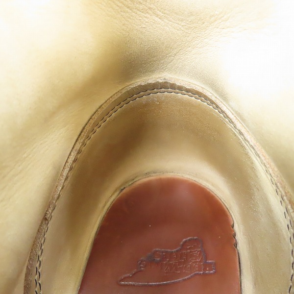 実際に弊社で買取させて頂いたRED WING/レッドウィング クラシックプレーントゥ ブーツ 8167/7.5Eの画像 6枚目