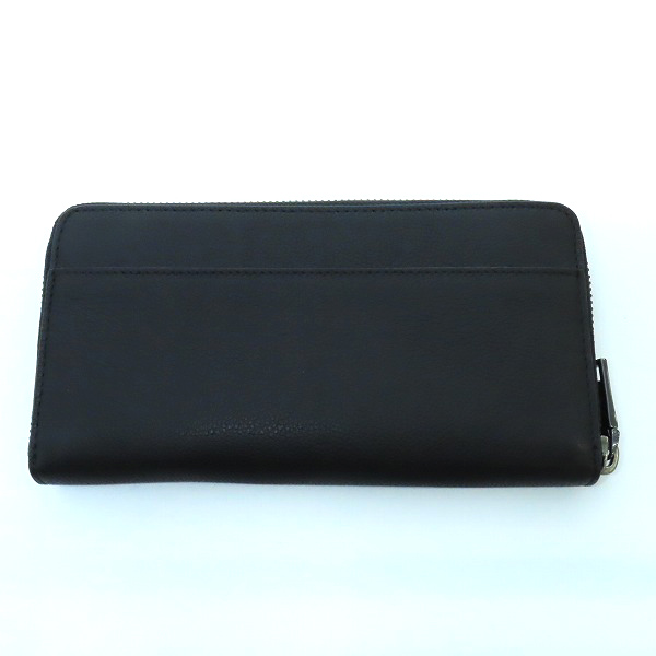 実際に弊社で買取させて頂いたCOACH/コーチ ラウンドジップ/ファスナー 長財布 カーフレザー ブラック 58102の画像 1枚目