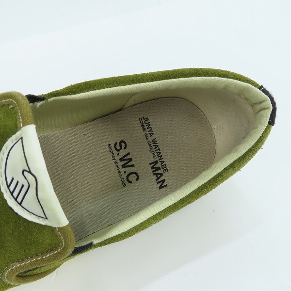 実際に弊社で買取させて頂いたJUNYA WATANABE MAN×S.W.C/ ジュンヤワタナベコムデギャルソンマン×ステファニーワーカーズクラブスニーカー/42の画像 4枚目