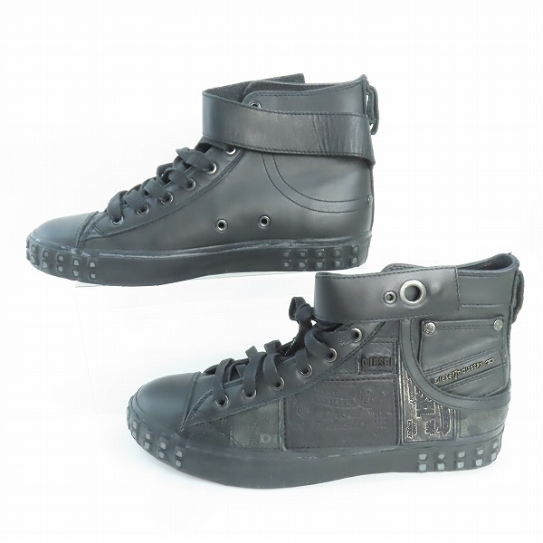 実際に弊社で買取させて頂いたDIESEL/ディーゼル ハイカットスニーカー Y00951 P0353 T8013/27の画像 3枚目