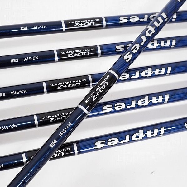 実際に弊社で買取させて頂いたYAMAHA/ヤマハ inpres UD+2 FORGED/インプレス フォージド アイアン #6～9,P,Aw 6本セット MX-519i FLEX:SRの画像 6枚目