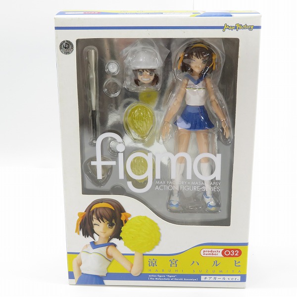 実際に弊社で買取させて頂いた【未開封含む】マックスファクトリー figma 涼宮ハルヒ チアガールVer/Wii 涼宮ハルヒの激動 リボルテックのみ 他 3点セットの画像 1枚目