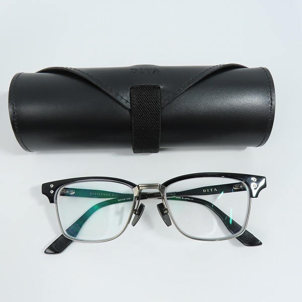 実際に弊社で買取させて頂いたDITA/ディータ STATESMAN SIX 度入り眼鏡/メガネフレーム DTX132-52-01の画像 8枚目