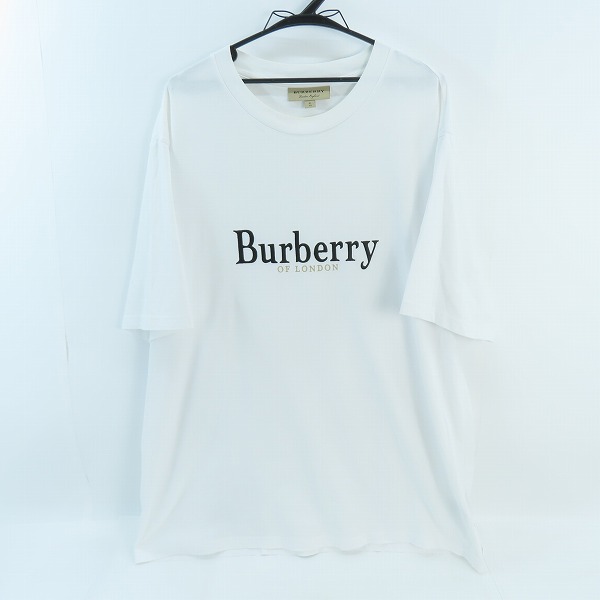 実際に弊社で買取させて頂いたBURBERRY London England/バーバリーロンドン イングランド ロゴ胸刺繍 クルーネック Tシャツ 8007830/XL