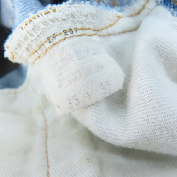 実際に弊社で買取させて頂いた【難あり】Levi's/リーバイス 501 ヴィンテージ 刻印6  ボタンフライ デニムパンツ/35の画像 2枚目