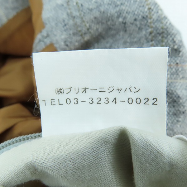 実際に弊社で買取させて頂いたBrioni/ブリオーニ  カシミヤ 3Bジャケット/58/Lの画像 5枚目
