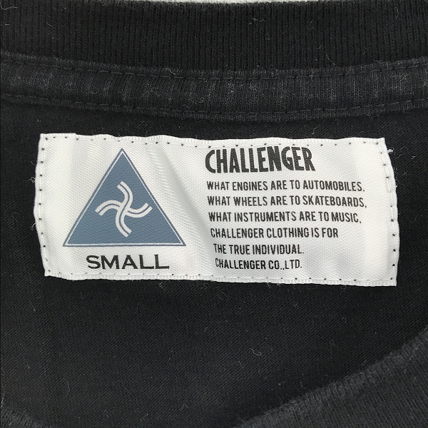 実際に弊社で買取させて頂いたCHALLENGER/チャレンジャー SIGNATURE TEE/シグネチャーロゴ半袖Tシャツ Sの画像 2枚目