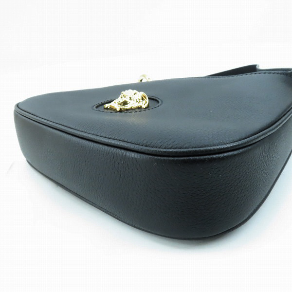 実際に弊社で買取させて頂いたVersace/ヴェルサーチ La Medusa small hobo bag Black/メデューサスモールホーボーバッグ ブラックの画像 2枚目