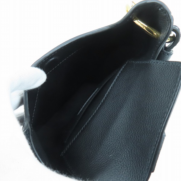 実際に弊社で買取させて頂いたVersace/ヴェルサーチ La Medusa small hobo bag Black/メデューサスモールホーボーバッグ ブラックの画像 3枚目